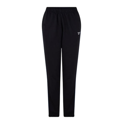 Black - Front - Reebok Womens-Ladies Logo Jogging Bottoms