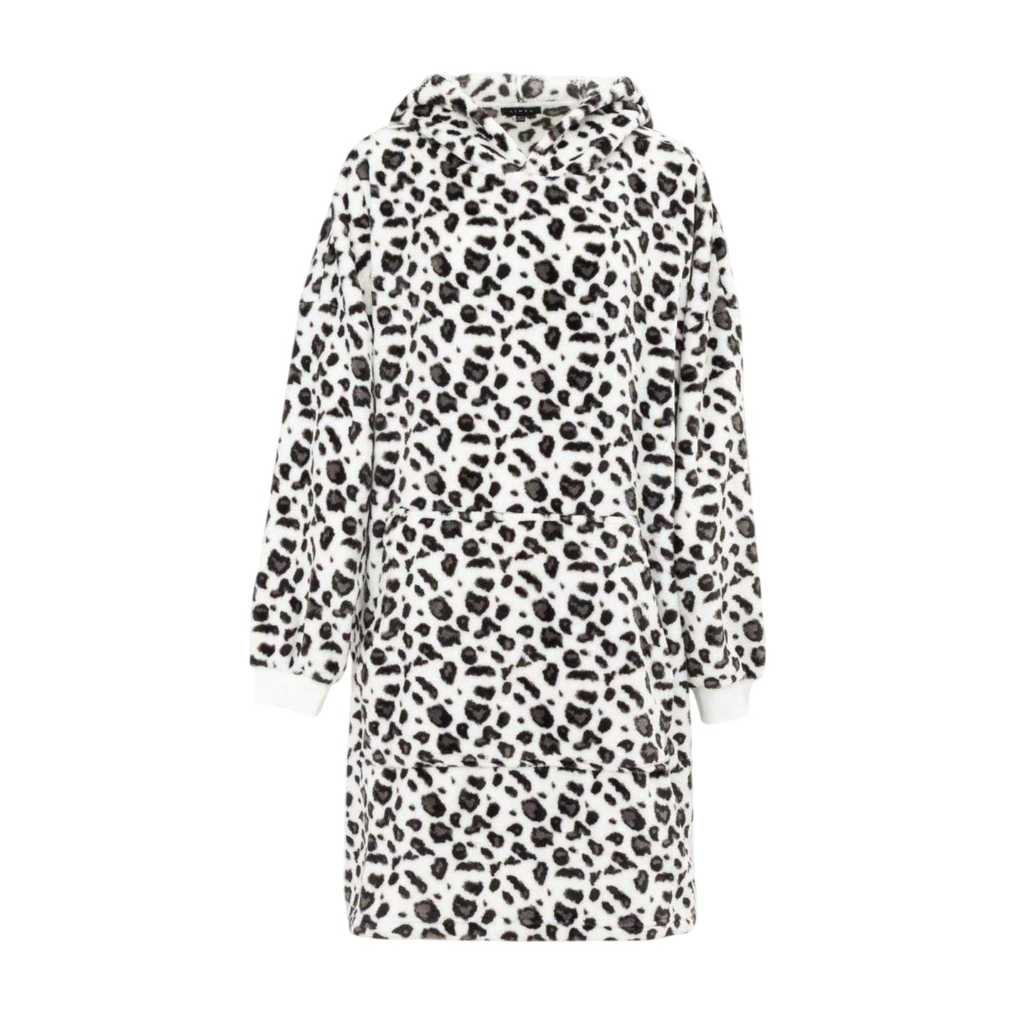 Leopard - Front - Linea Womens-Ladies Leopard Print Polyester Hoodie Blanket