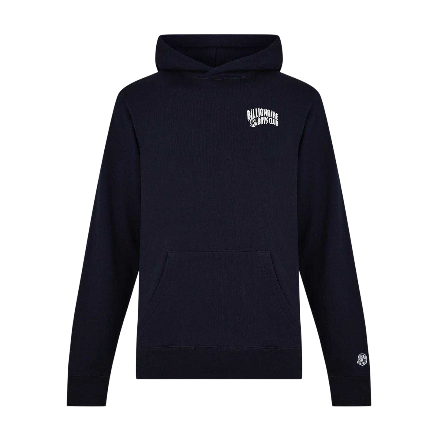 Navy-White - Front - Billionaire Boys Club Mens Small Arch Logo Hoodie