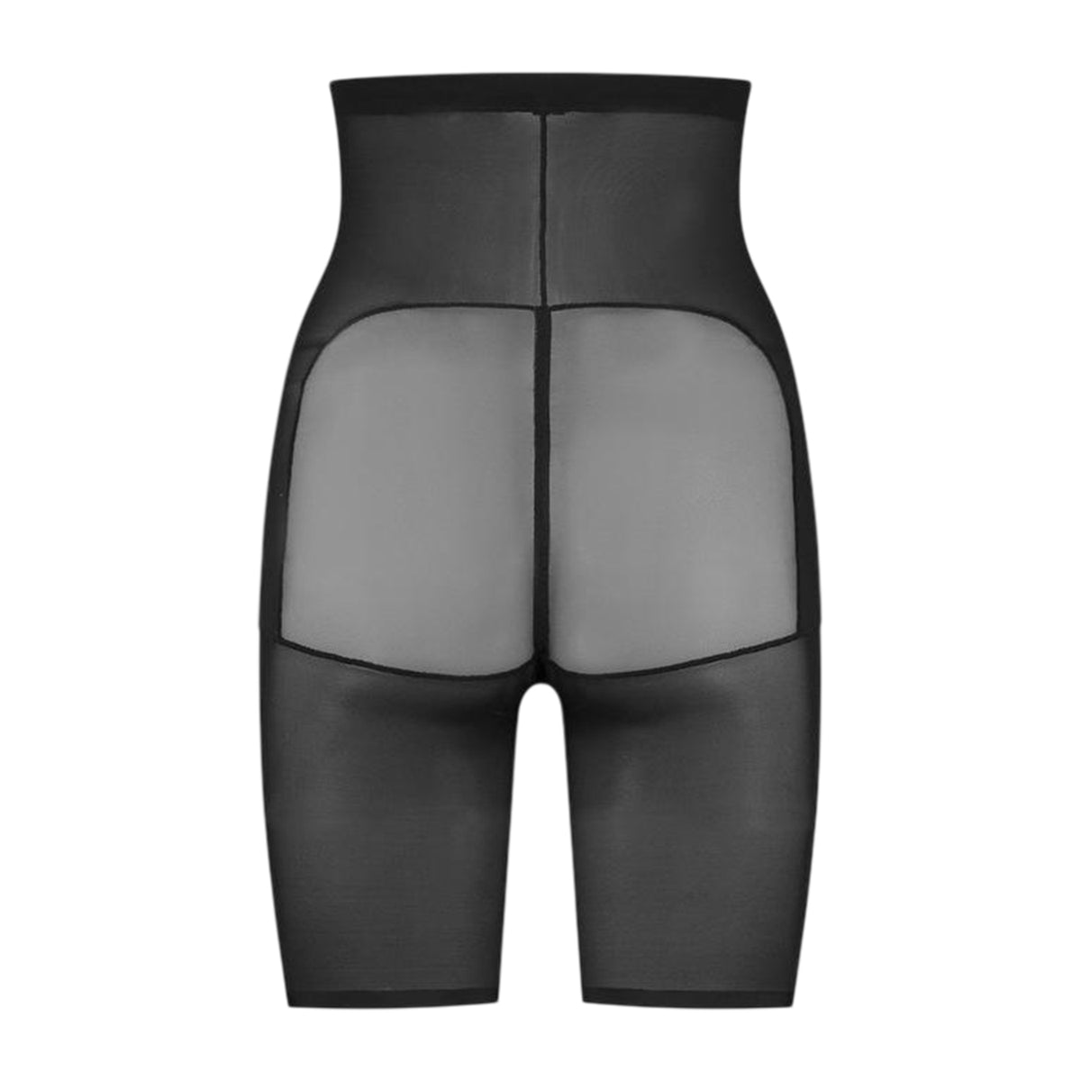 Black - Back - Bye Bra Womens-Ladies Seamless Shapewear Shorts
