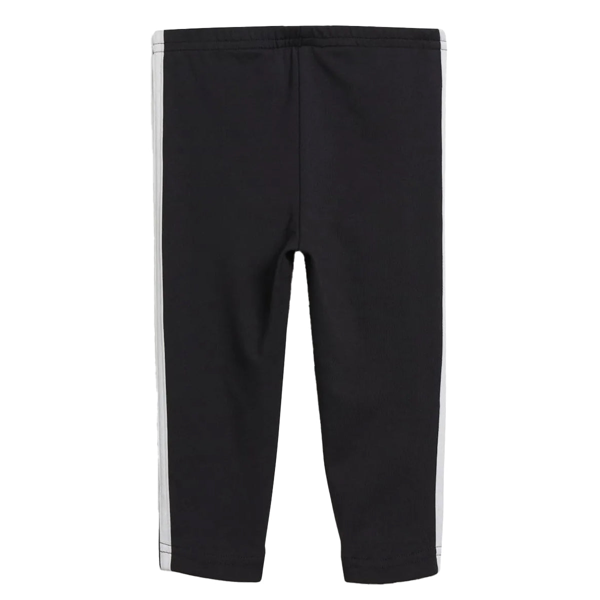 Black-White-Red - Back - Adidas Childrens-Kids Tiberio 3-Stripe Colourblock Top & Bottom Set
