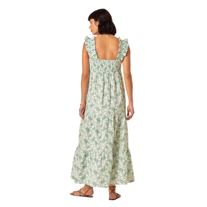 Green - Back - Nobody´s Child Womens-Ladies Maya Sleeveless Casual Maxi Dress