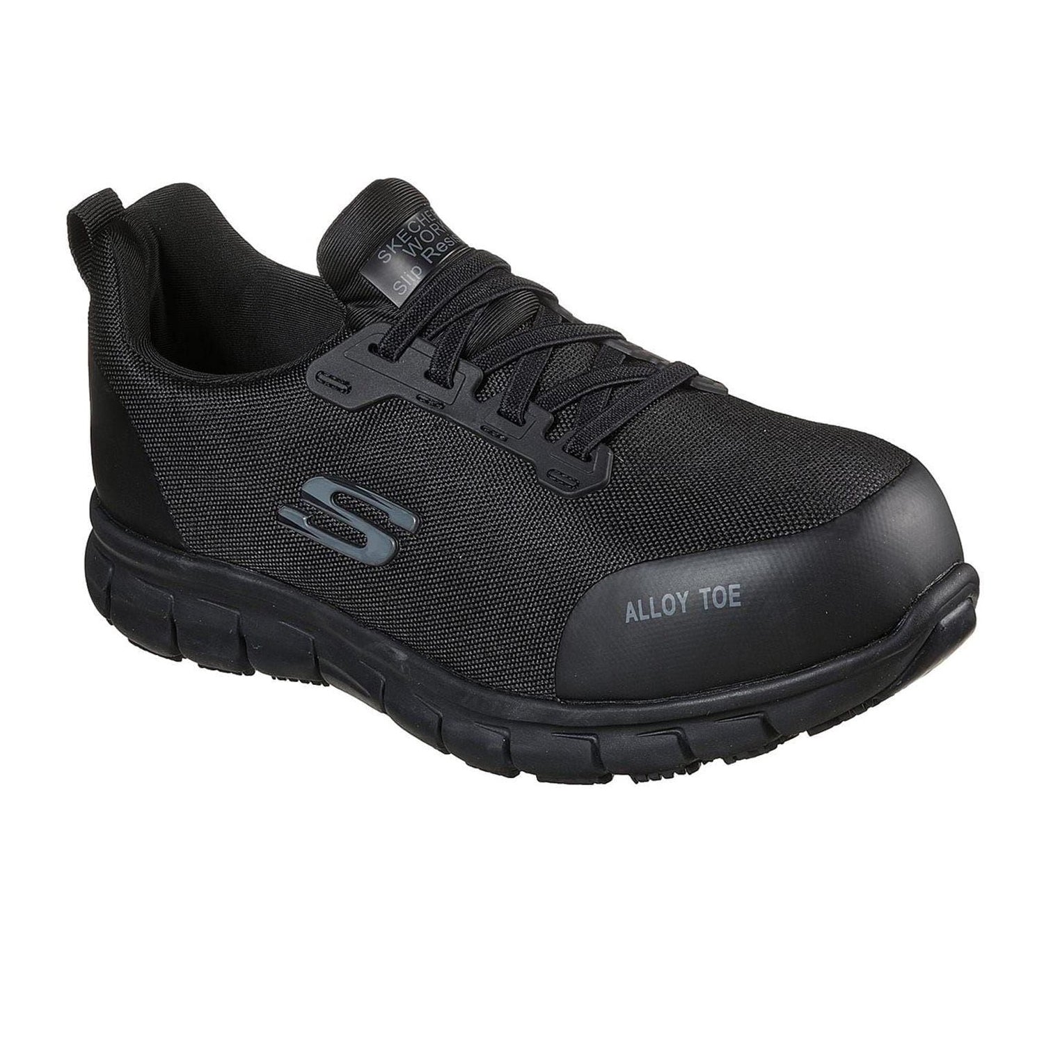 Black - Side - Skechers Womens-Ladies Jixie Trainers