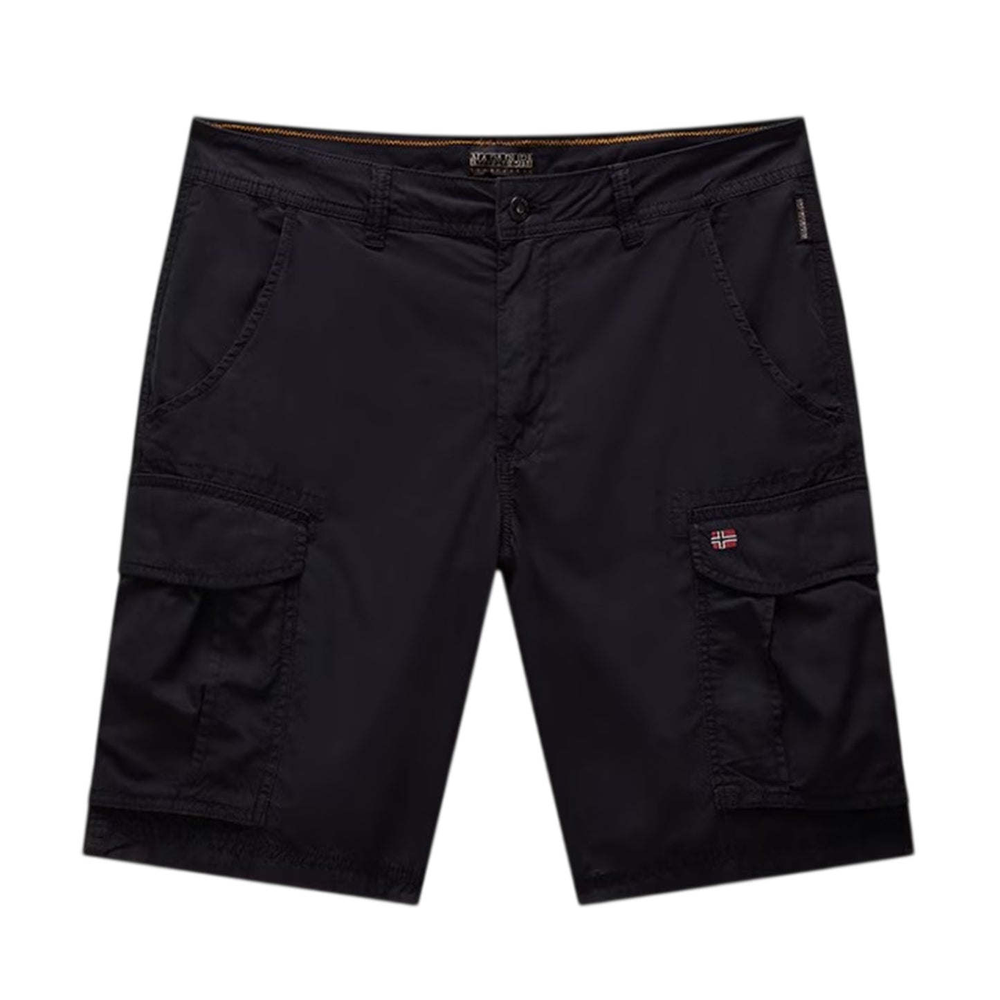 Black - Front - Napapijri Mens Noto 2.0 Cargo Shorts