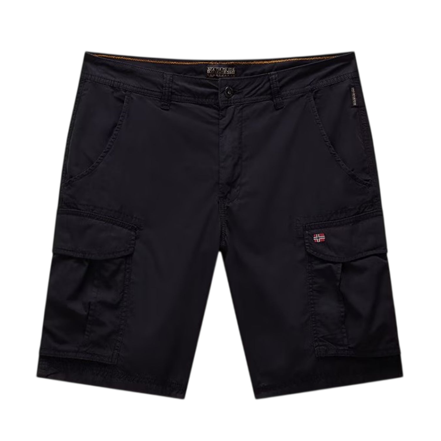 Black - Front - Napapijri Mens Noto 2.0 Cargo Shorts