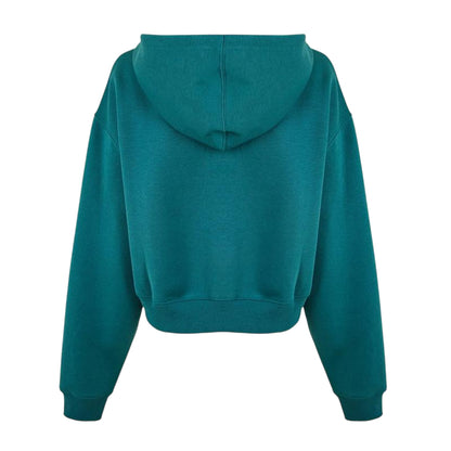 Green - Back - New Balance Womens-Ladies Relaxed Fit Full Zip Hoodie