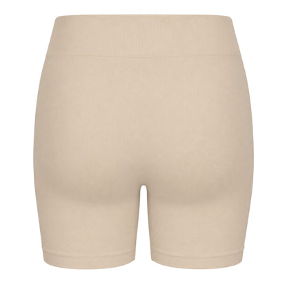 Tan - Back - Vero Moda Womens-Ladies Jackie Cycling Shorts