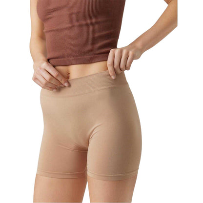 Tan - Side - Vero Moda Womens-Ladies Jackie Cycling Shorts