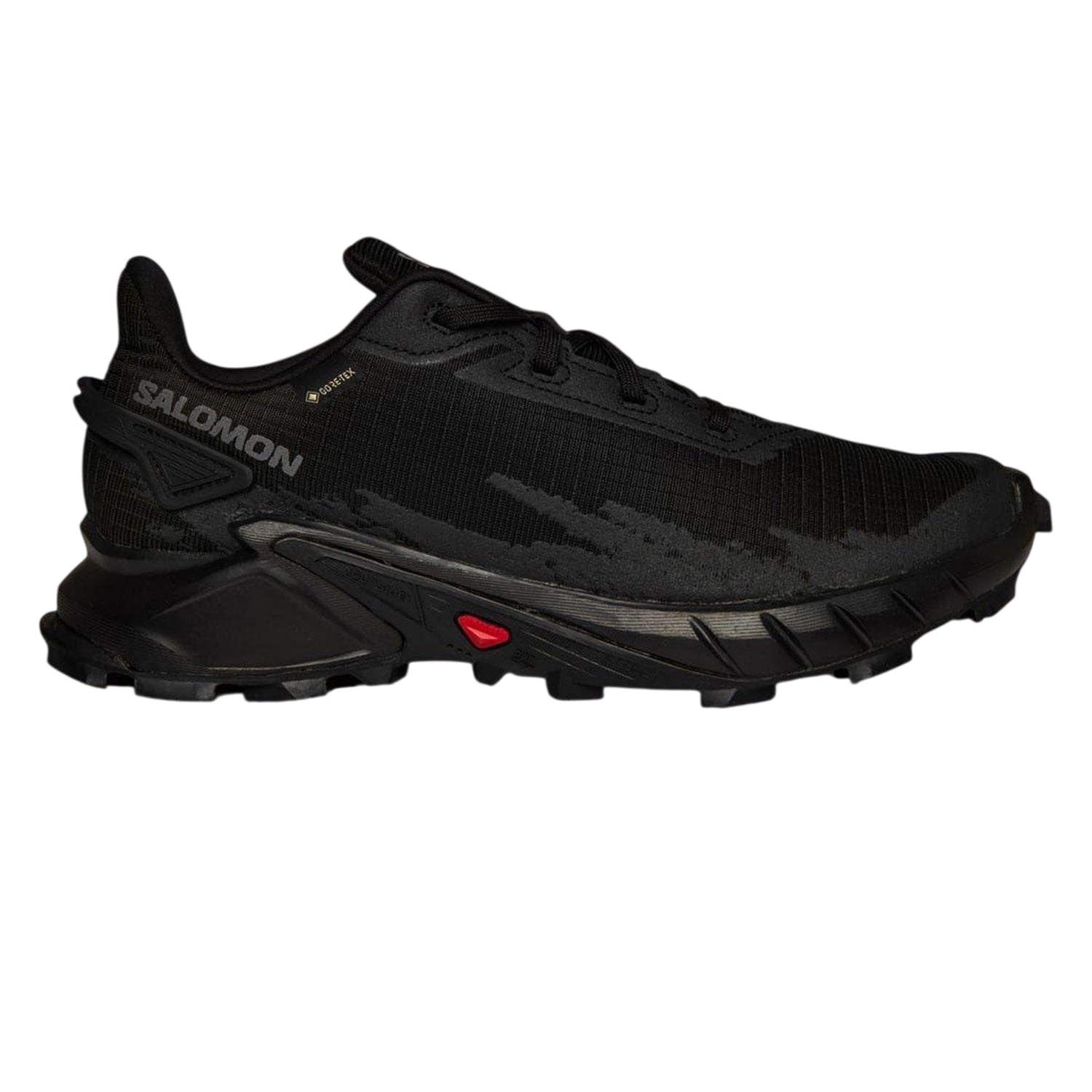 Black - Front - Salomon Womens-Ladies Alphacross 5 GTX GORE-TEX Shoes