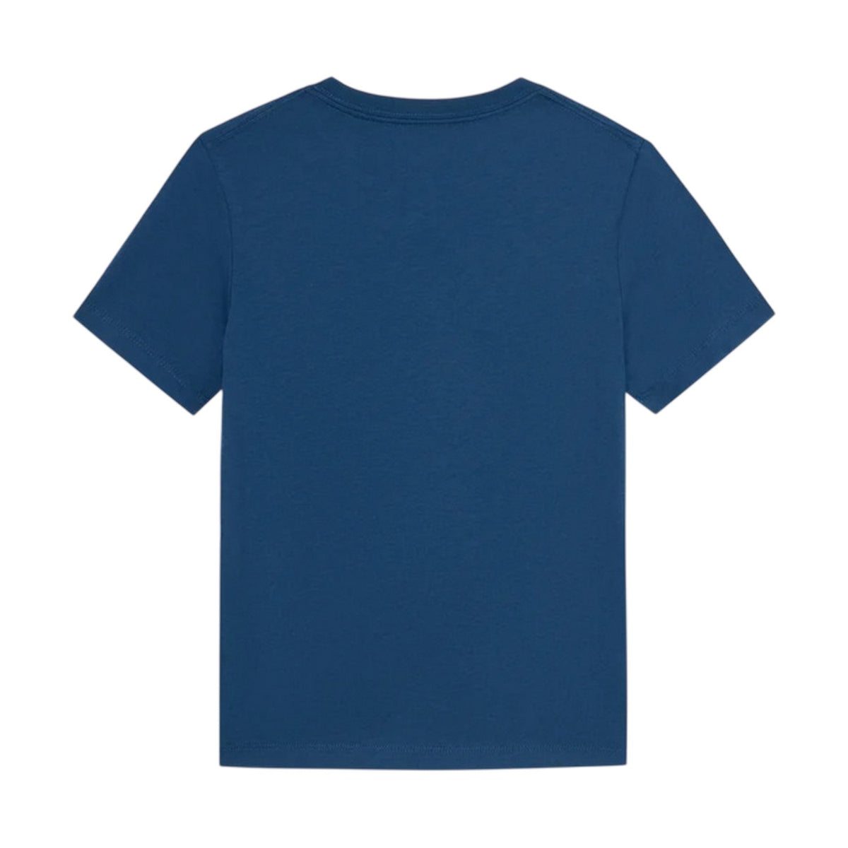 Blue - Back - Calvin Klein Childrens-Kids Monogram Cotton T-Shirt