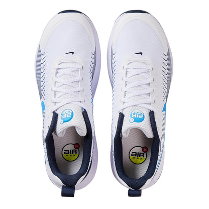 White-Blue - Side - Nike Mens Max Nuaxis Trainers