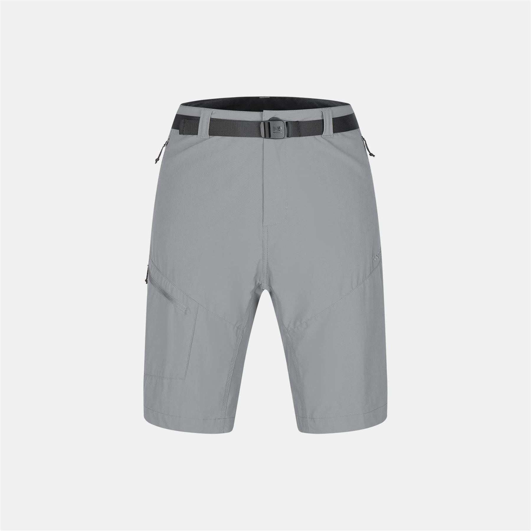 Medium Grey - Front - Karrimor Mens Panther Cargo Shorts