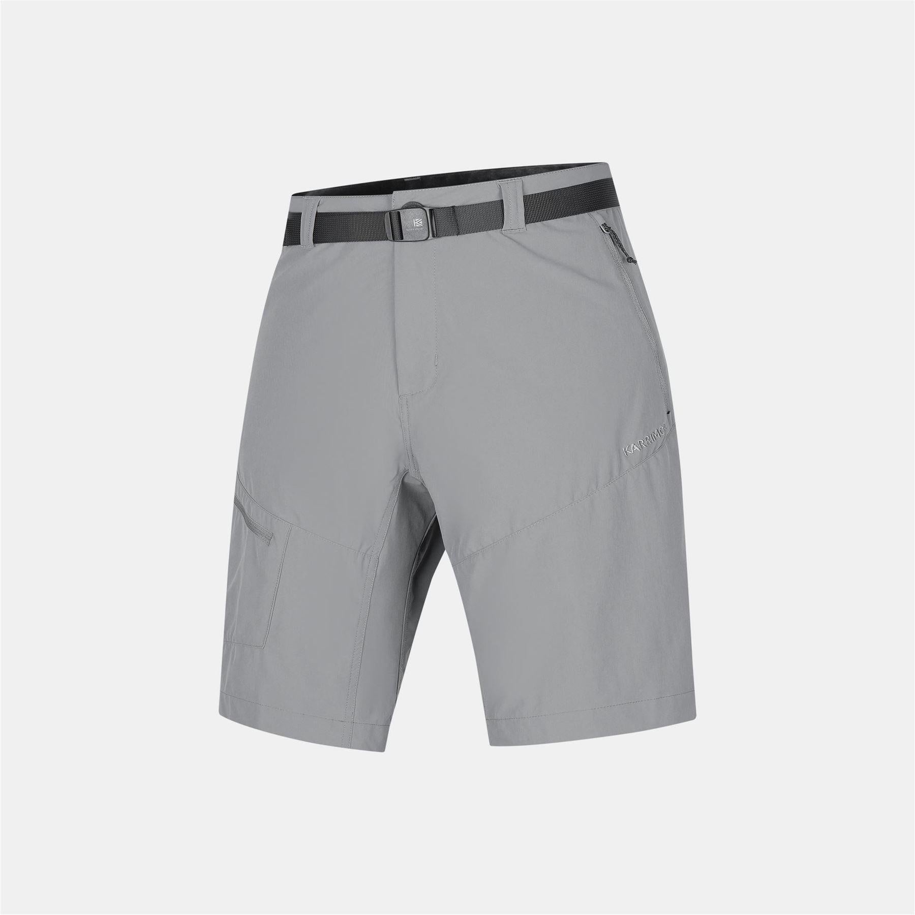 Medium Grey - Side - Karrimor Mens Panther Cargo Shorts