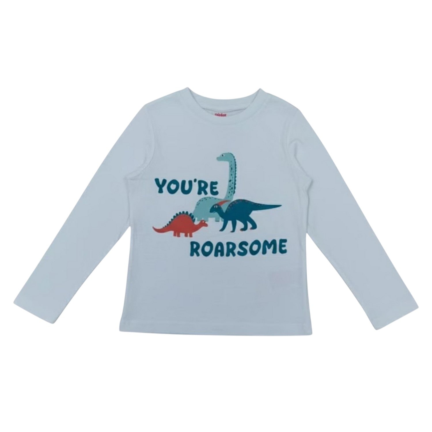 Multicoloured - Side - Star Childrens-Kids Dinosaur Long Pyjama Set (Pack of 3)