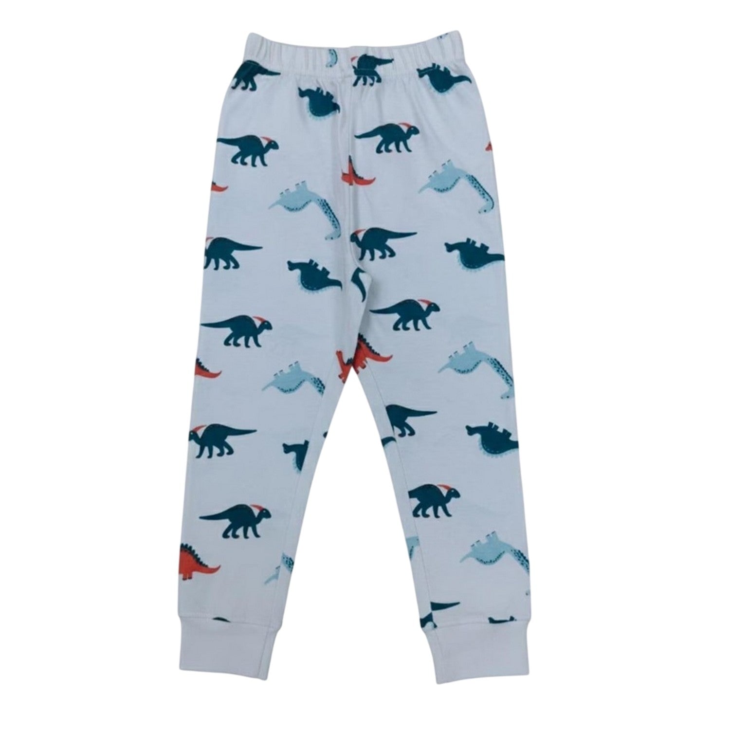 Multicoloured - Close up - Star Childrens-Kids Dinosaur Long Pyjama Set (Pack of 3)