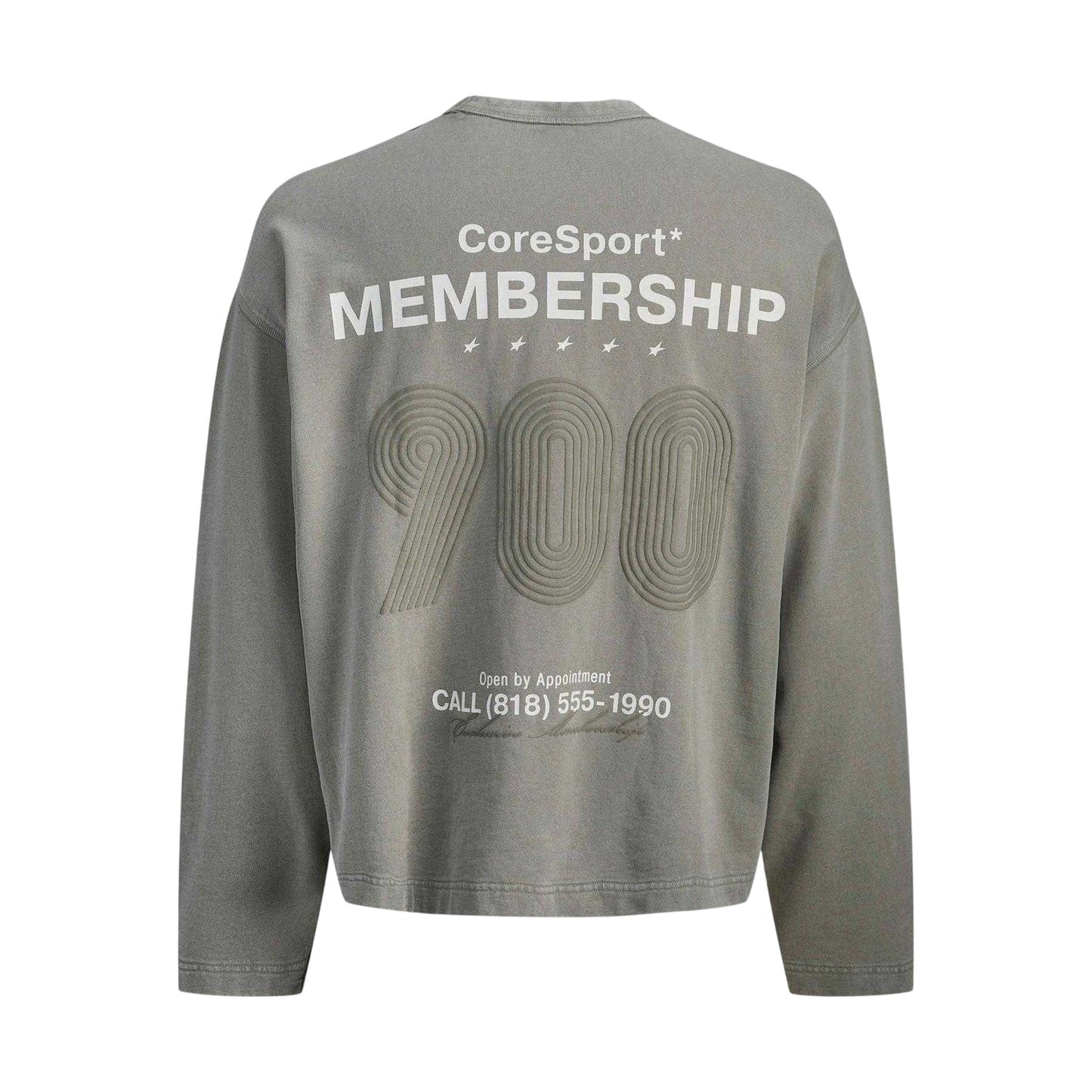 Shadow - Back - Jack And Jones Mens Athletic Club Ribbed Back Print Sweatshirt