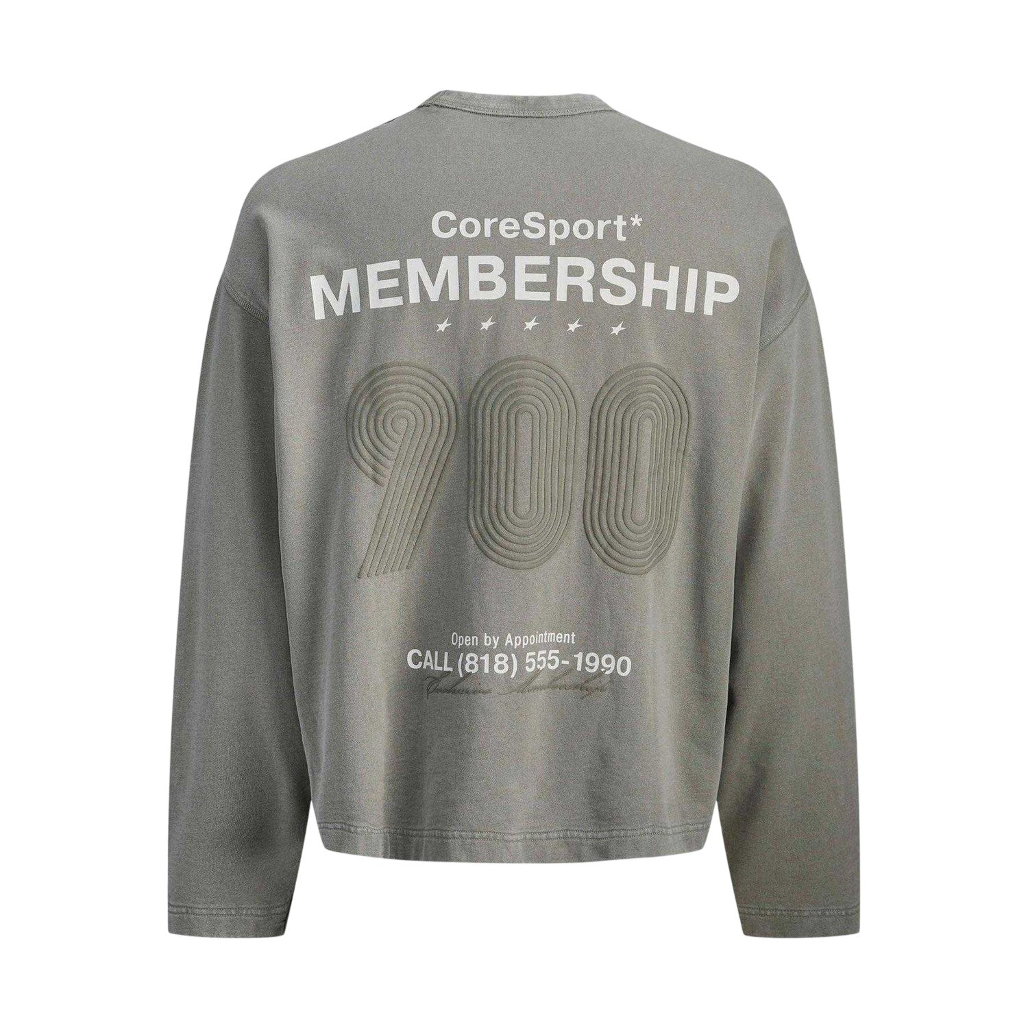 Shadow - Back - Jack And Jones Mens Athletic Club Ribbed Back Print Sweatshirt