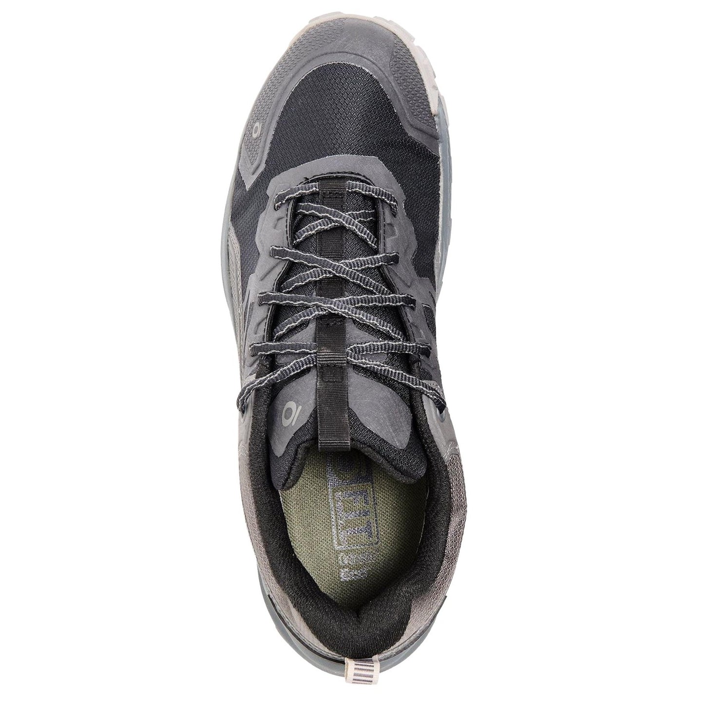 Black - Side - Oboz Mens Katabatic Waterproof Hiking Shoes