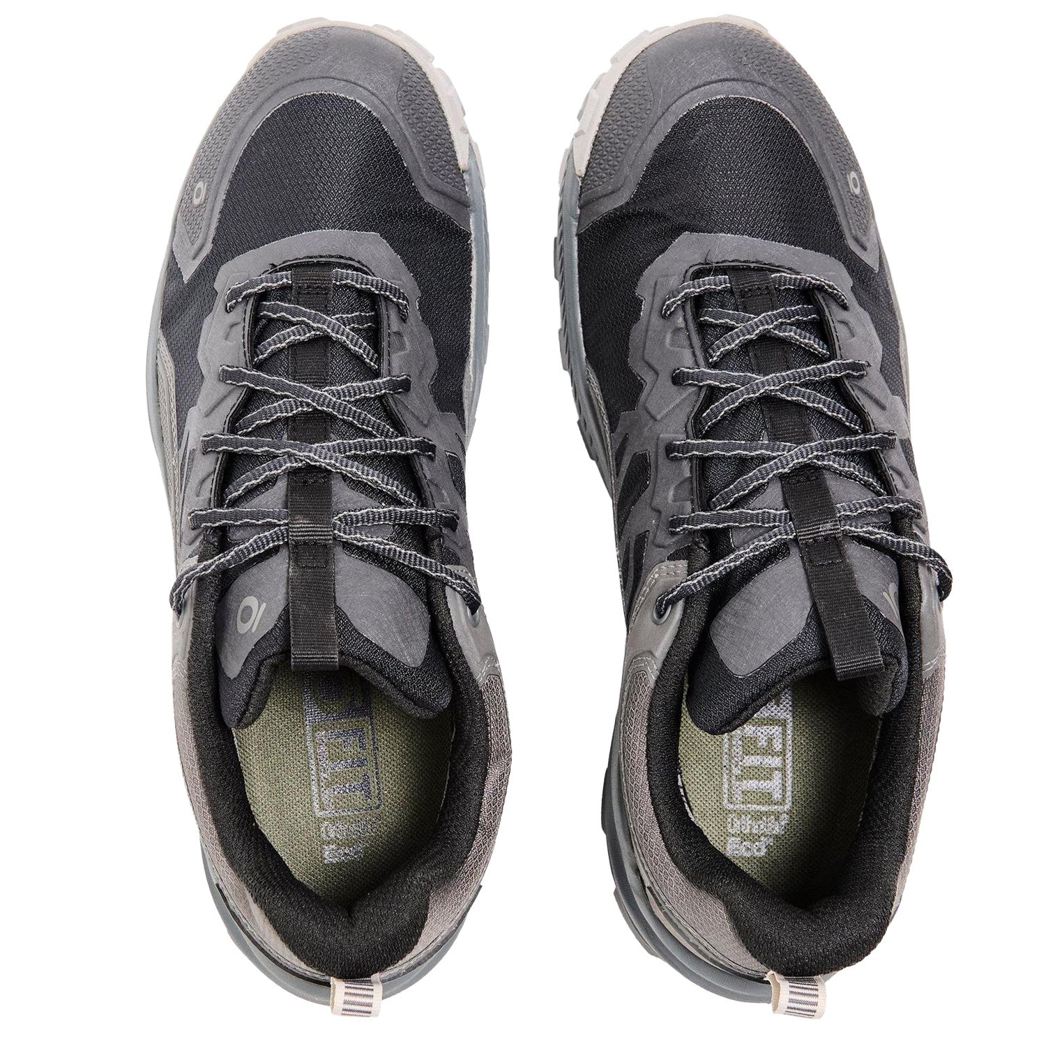 Black - Lifestyle - Oboz Mens Katabatic Waterproof Hiking Shoes