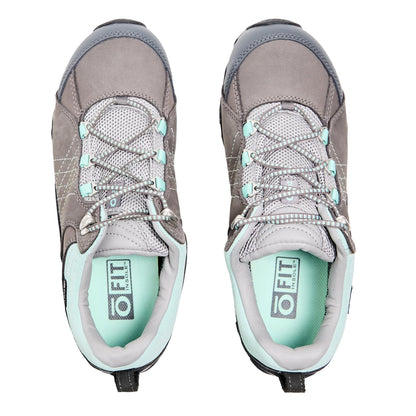 Charcoal-Beach - Lifestyle - Oboz Womens-Ladies Leather Waterproof Hiking Shoes