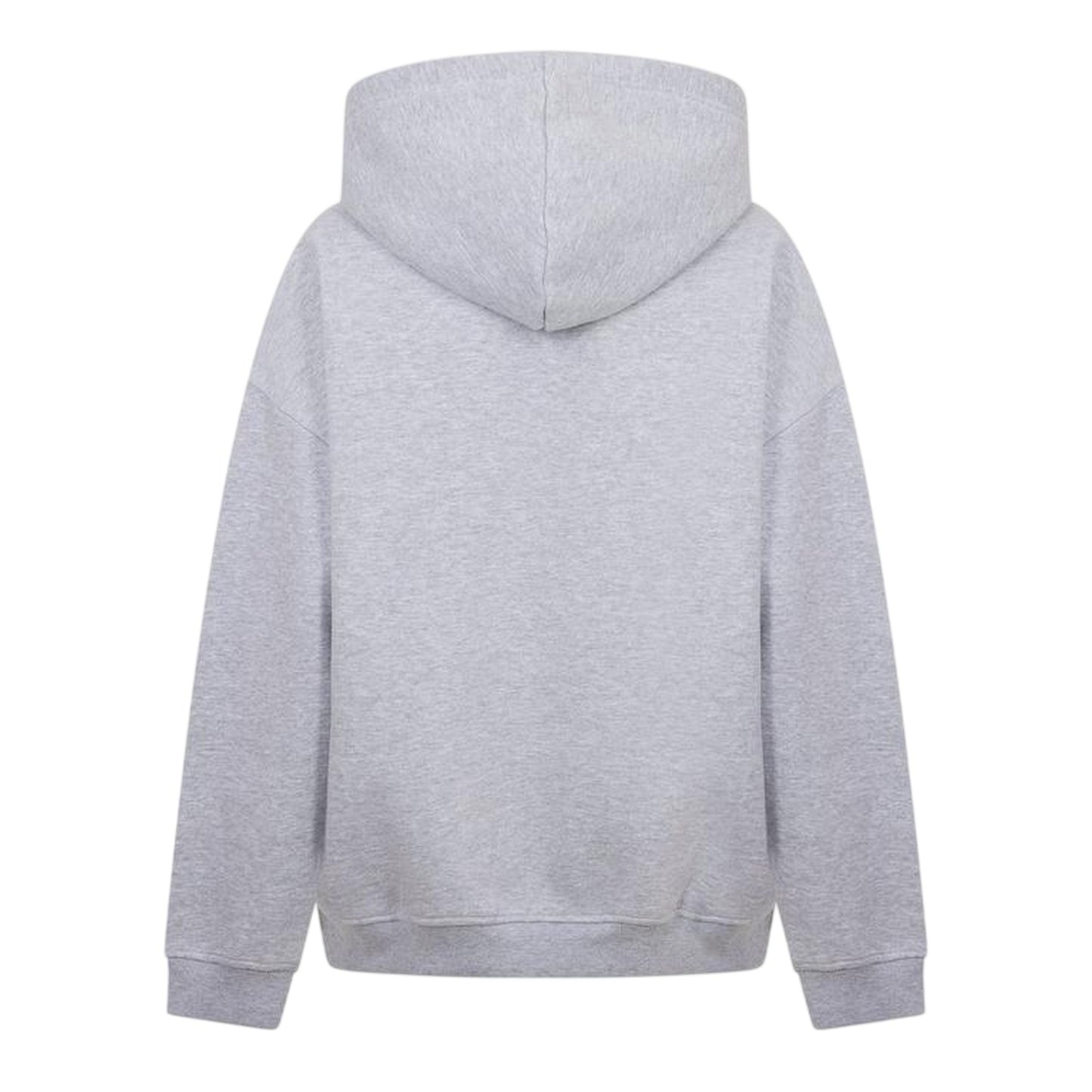 Grey Marl Marl - Back - USA Womens-Ladies Oversized Full Zip Hoodie