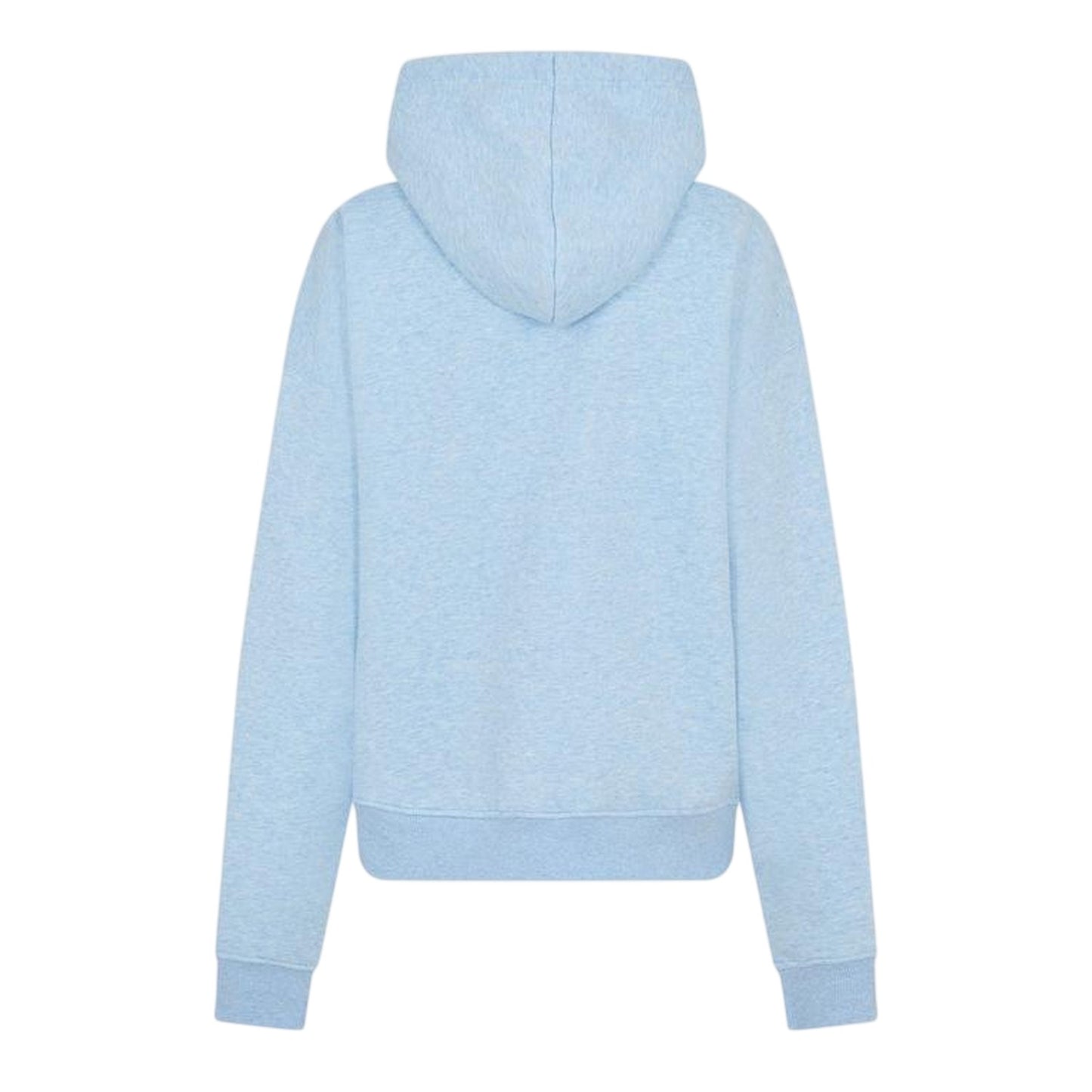 Blue Marl - Back - USA Womens-Ladies Oversized Full Zip Hoodie