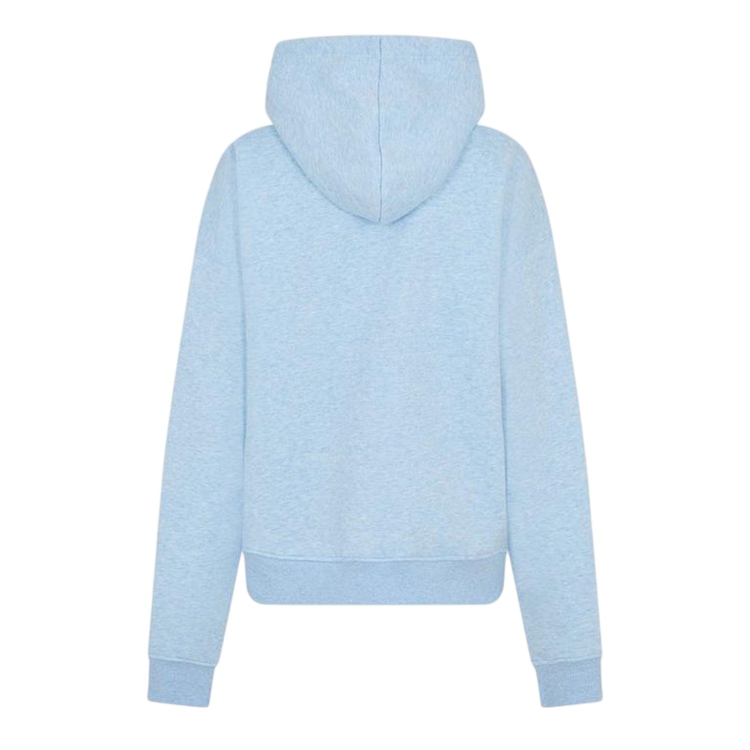 Blue Marl - Back - USA Womens-Ladies Oversized Full Zip Hoodie