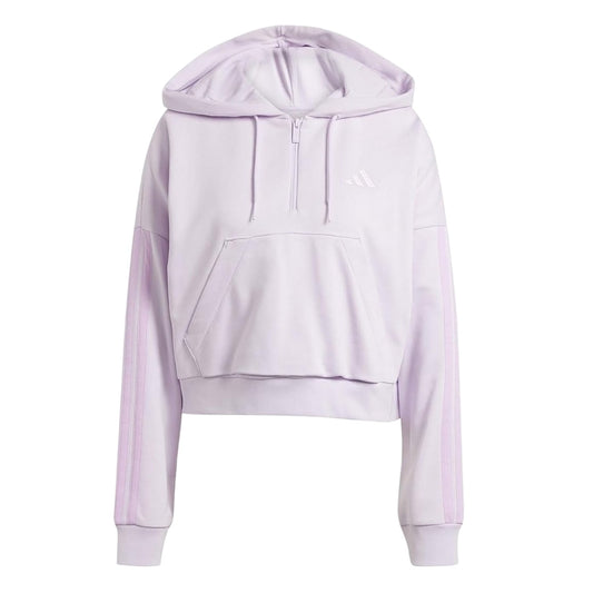 Lavender - Front - Adidas Womens-Ladies Essentials Casual Hoodie