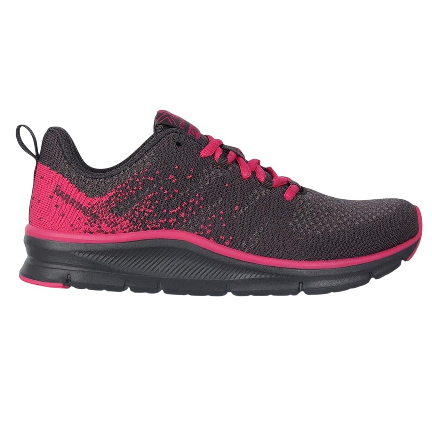 Grey-Pink - Front - Karrimor Womens-Ladies Duma 6 Ortholite Trainers