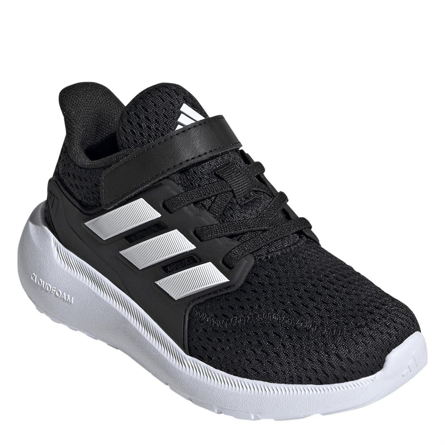 Black-White - Side - Adidas Childrens-Kids Ultimashow 2.0 Trainers