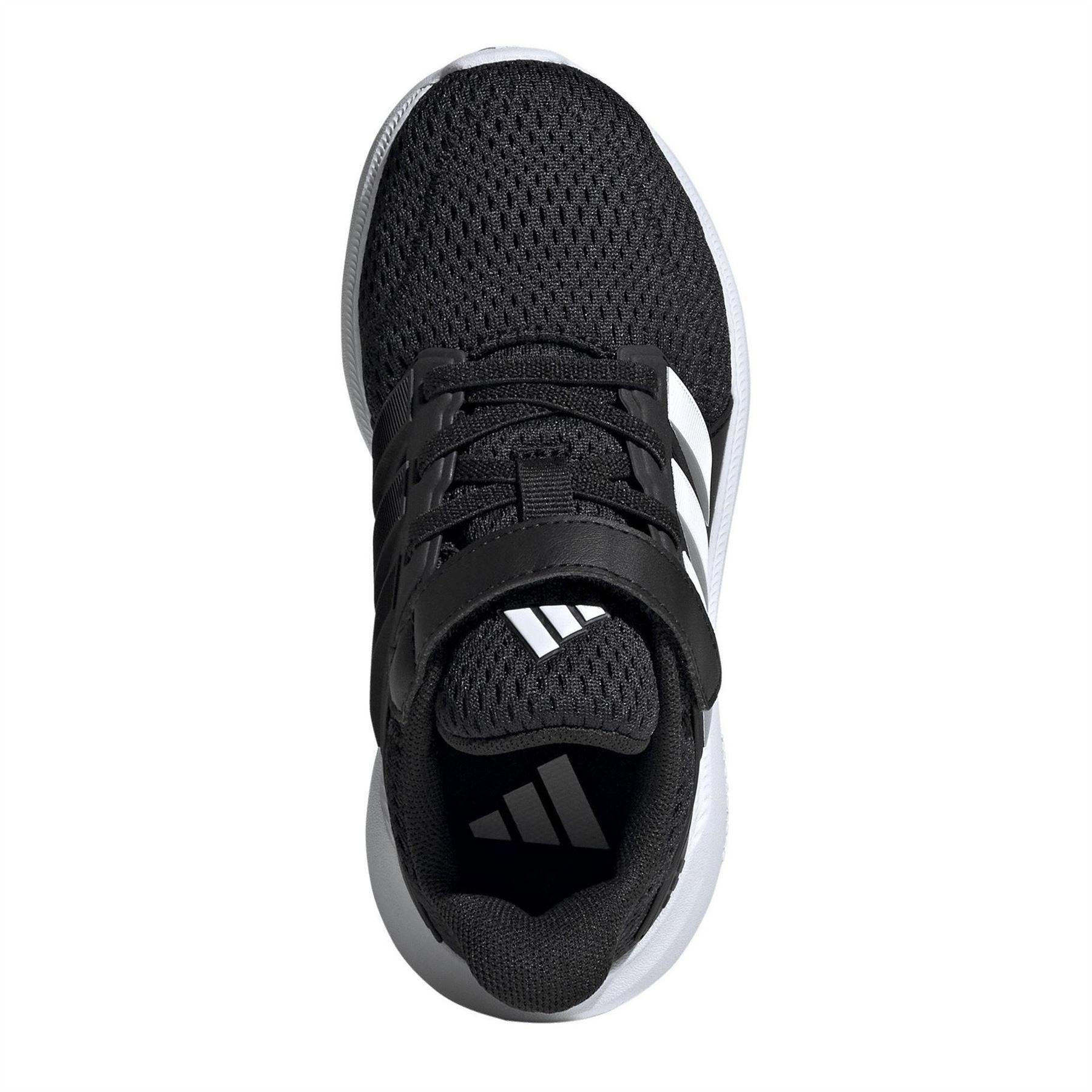 Black-White - Pack Shot - Adidas Childrens-Kids Ultimashow 2.0 Trainers
