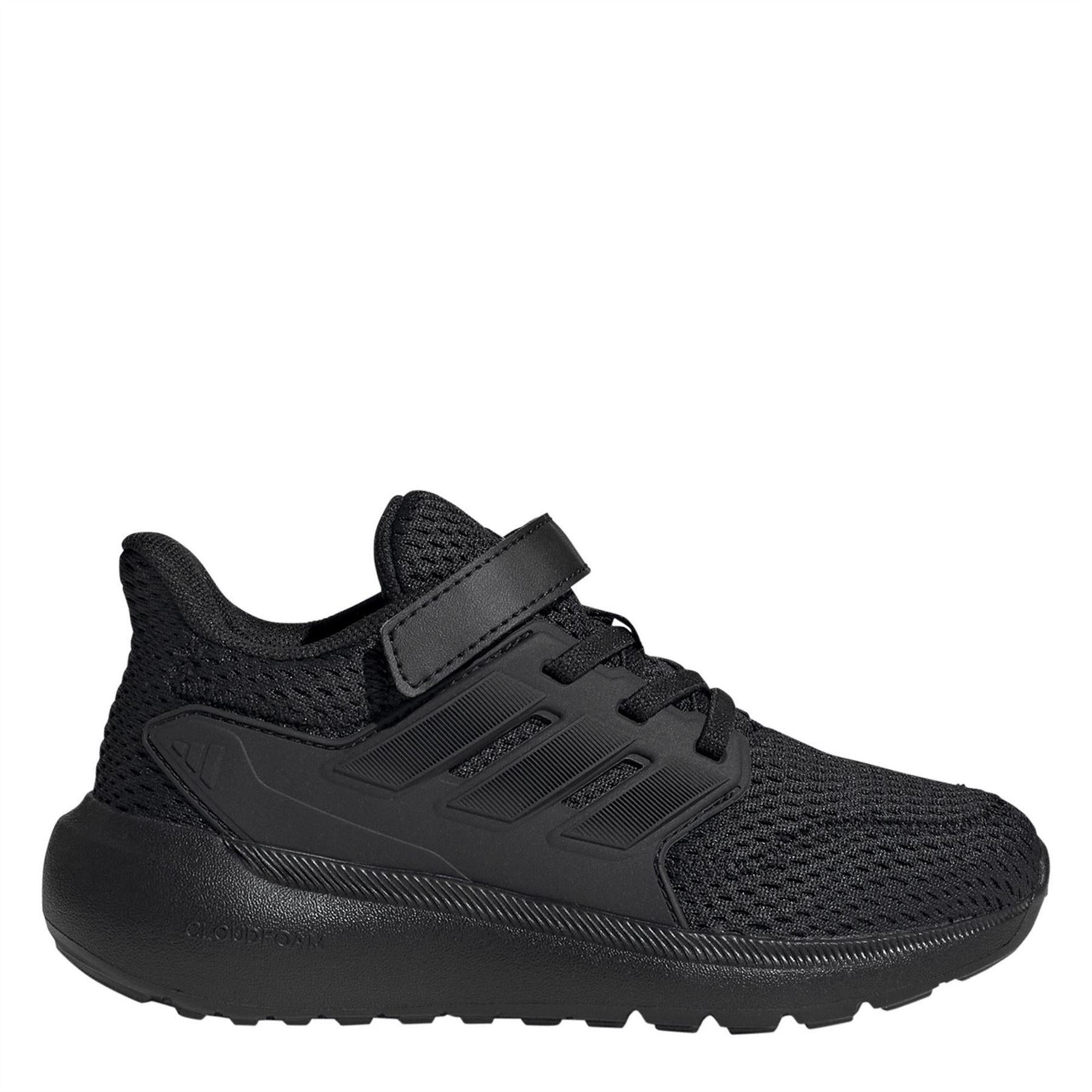 Triple Black - Front - Adidas Childrens-Kids Ultimashow 2.0 Trainers