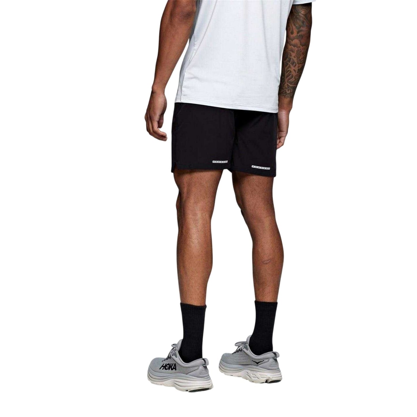 Black - Back - ALTRYN Mens Ascend Running Shorts