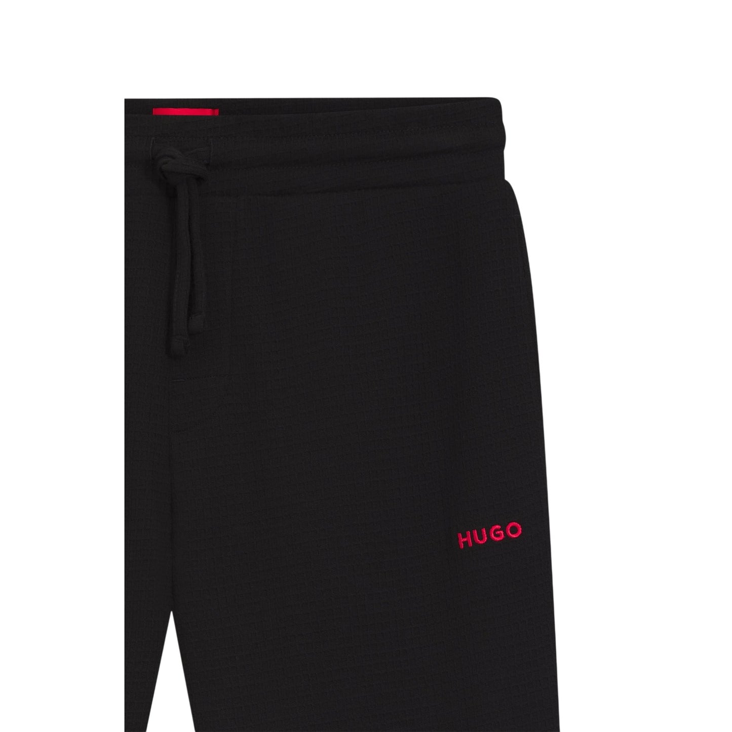 Black - Side - Hugo Mens Austin Pyjama Bottoms