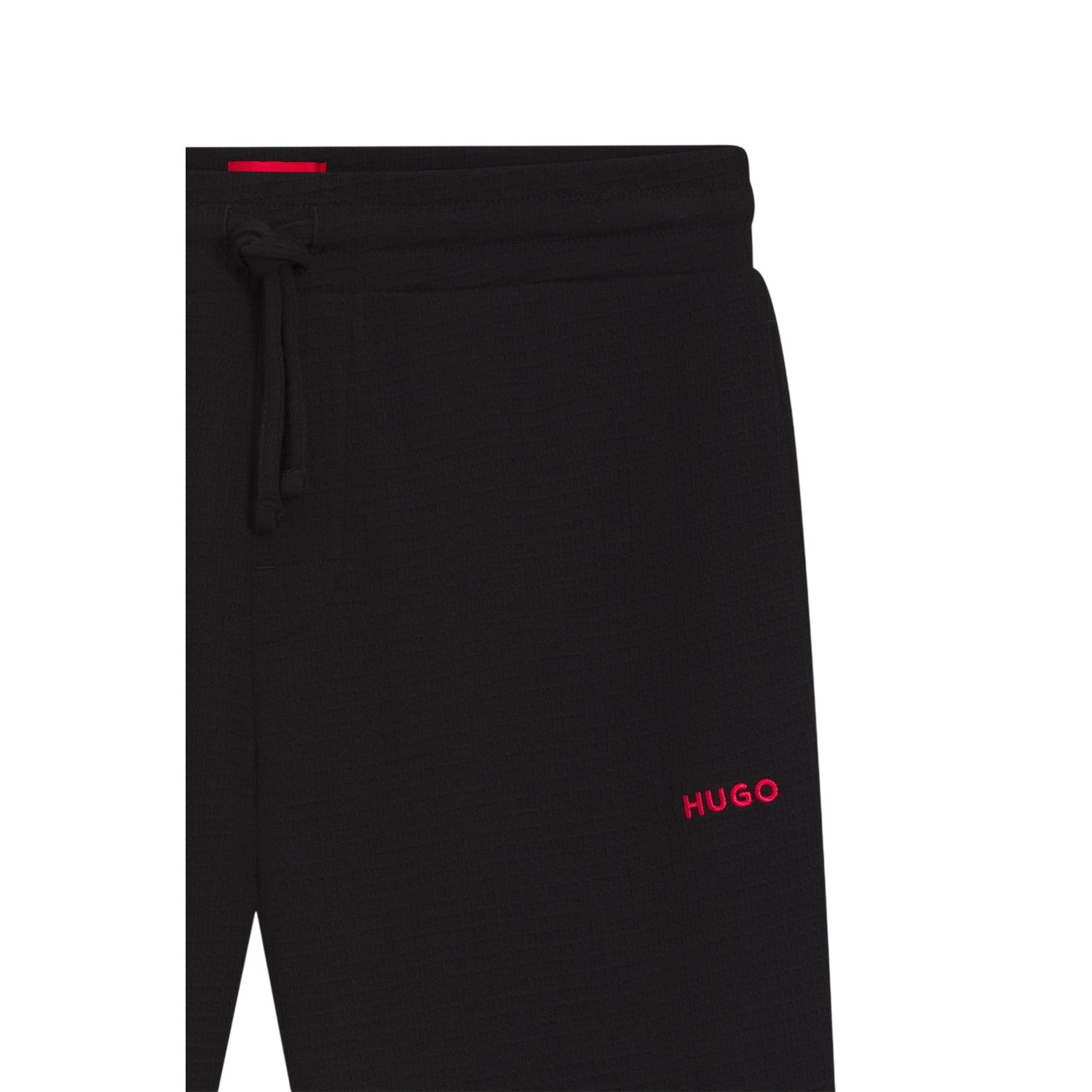 Black - Side - Hugo Mens Austin Pyjama Bottoms