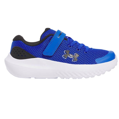 Blue - Front - Under Armour Childrens-Kids Surge 4 Trainers