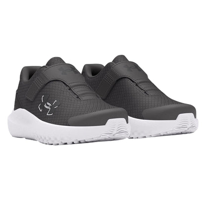 Grey - Lifestyle - Under Armour Childrens-Kids Surge 4 Trainers