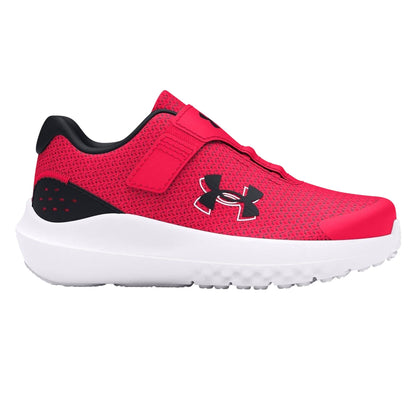 Red - Front - Under Armour Childrens-Kids Surge 4 Trainers