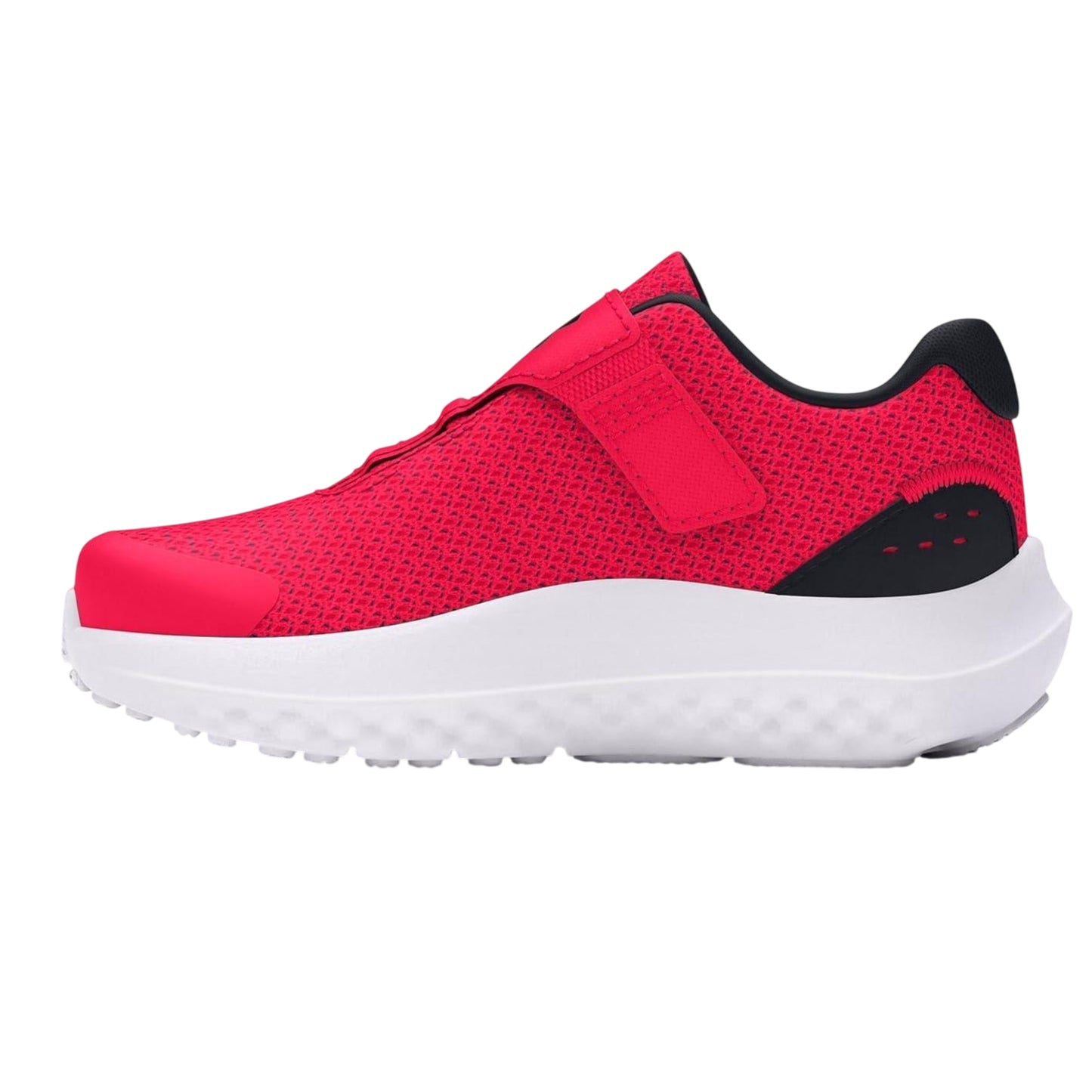Red - Back - Under Armour Childrens-Kids Surge 4 Trainers