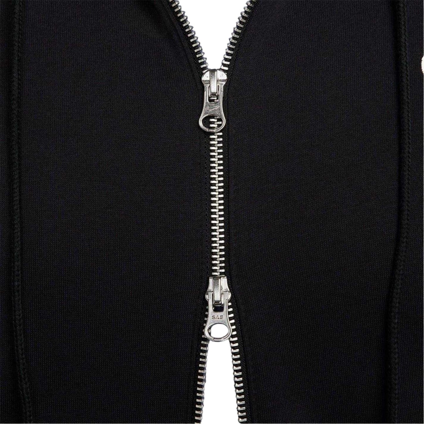 Black - Side - Nike Womens-Ladies Phoenix Fleece Oversized Sport Full Zip Hoodie