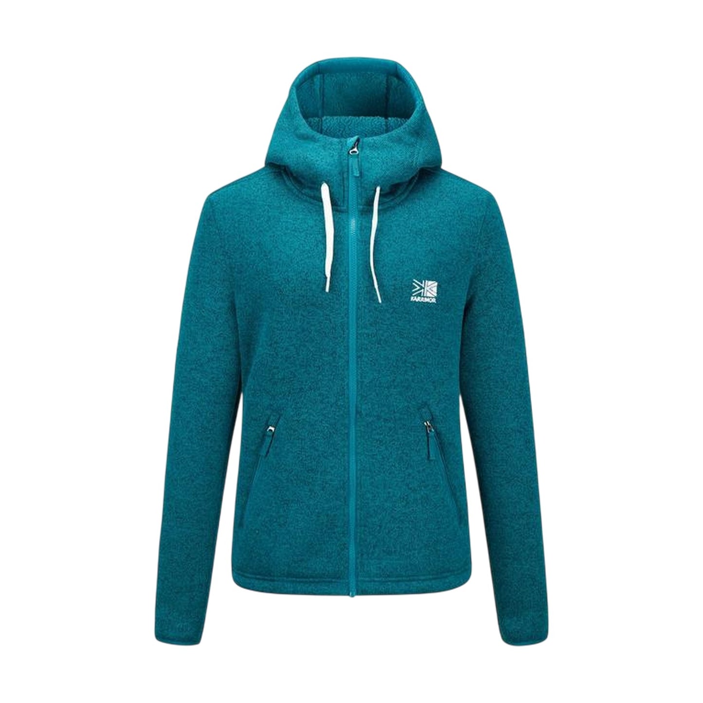 Teal - Front - Karrimor Womens-Ladies Orbit Full Zip Hoodie