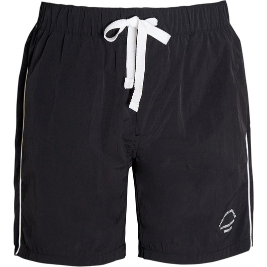 Black - Front - Another Influence Mens Relaxed Fit Sweat Shorts