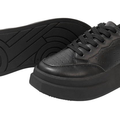 Black - Lifestyle - Kappa Womens-Ladies Ari Casual Platform Trainers