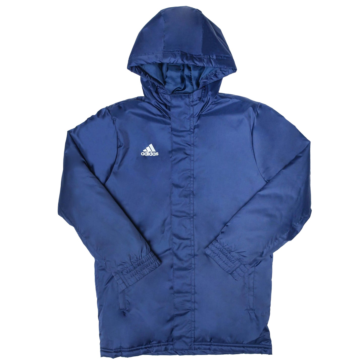 Navy - Front - Adidas Childrens-Kids Entrada 22 Stadium Jacket