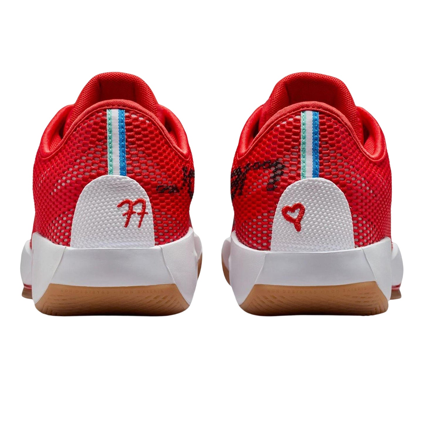 Red - Back - Nike Mens Luka 77 Basketball Shoes