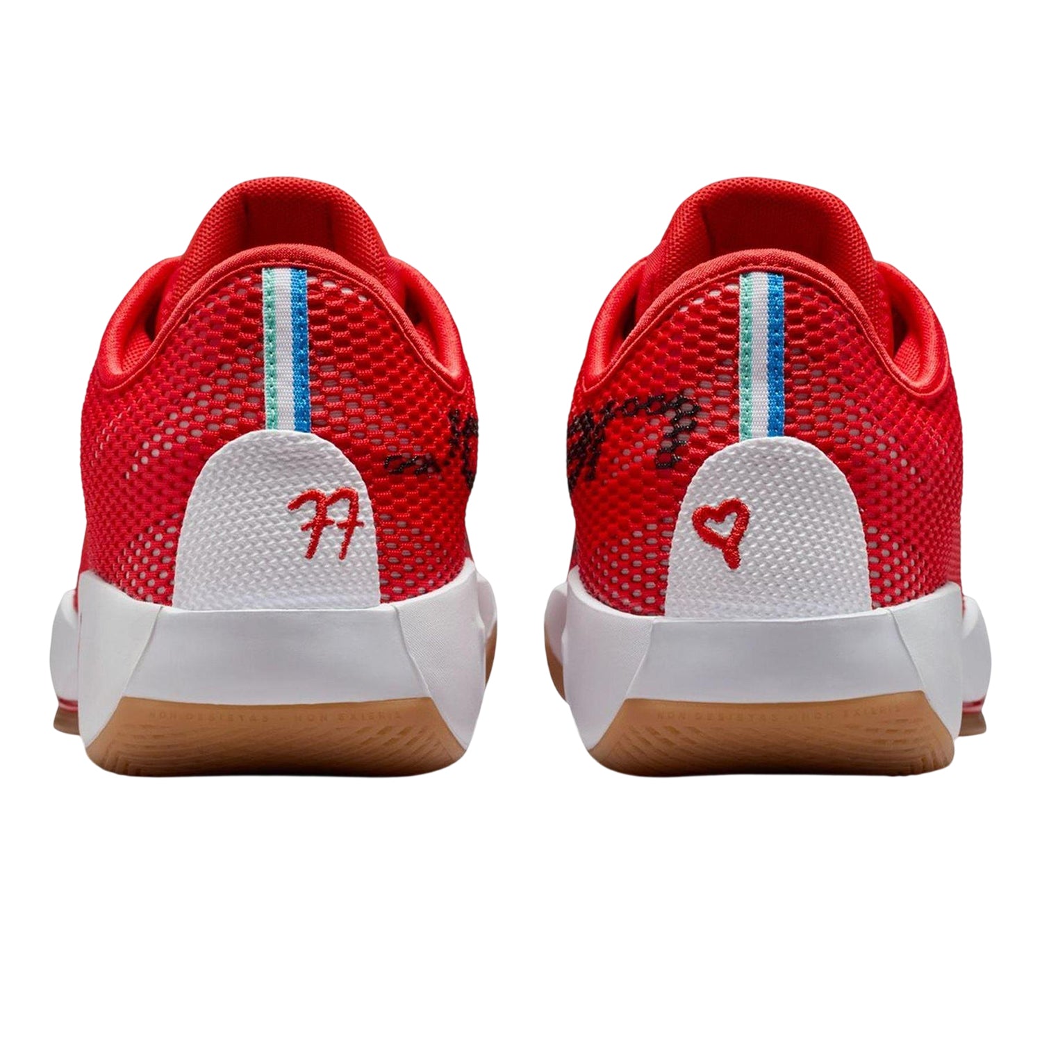 Red - Back - Nike Mens Luka 77 Basketball Shoes