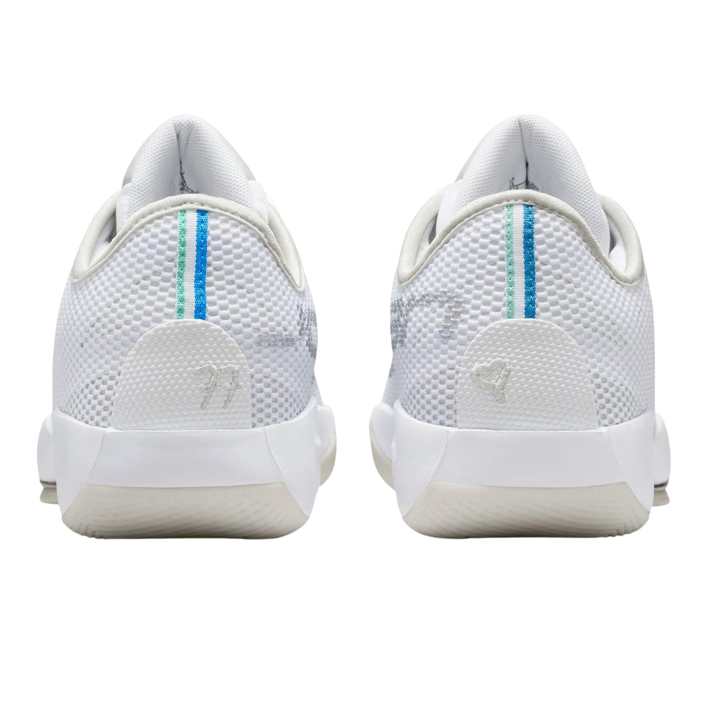 White - Back - Nike Mens Luka 77 Basketball Shoes