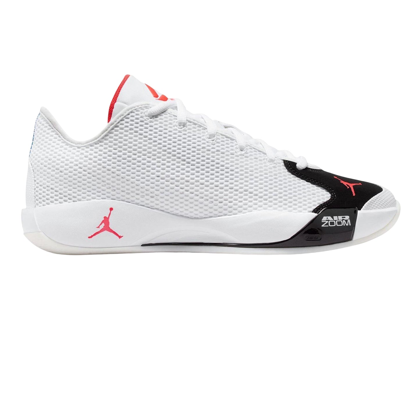 White-Crimson Red - Front - Nike Mens Luka 77 Basketball Shoes