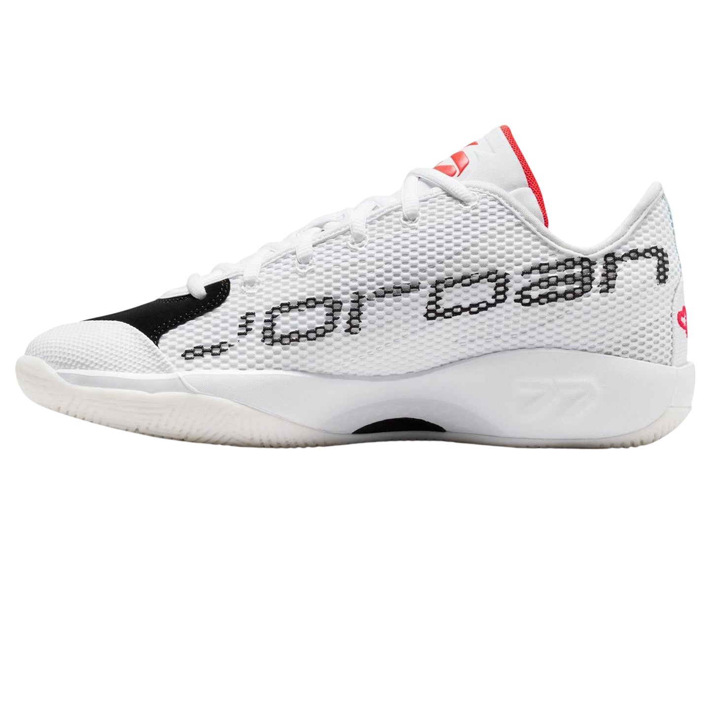White-Crimson Red - Side - Nike Mens Luka 77 Basketball Shoes