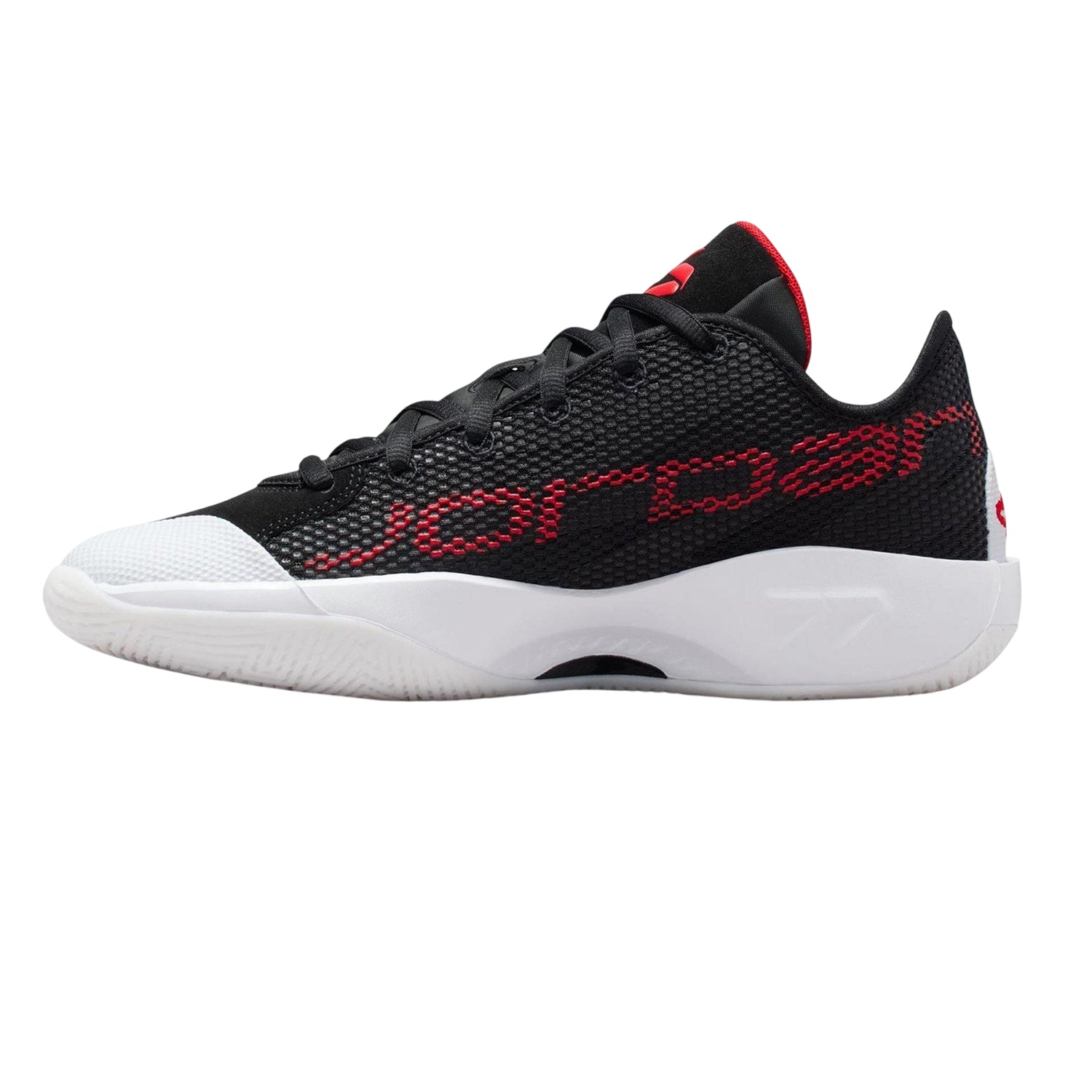 Black-Red - Side - Nike Mens Luka 77 Basketball Shoes